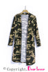 Print Colorblock Long Cardigan